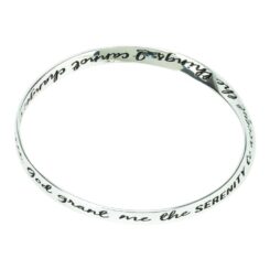 603799472999 Serenity Prayer Wide Mobius (Bracelet/Wristband)