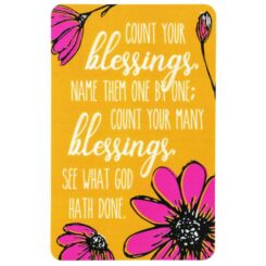 603799476461 Count Your Blessings Pocket Card