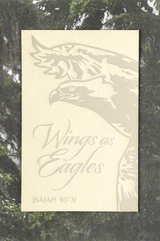 603799526272 Wings As Eagles Thermal Bookmark