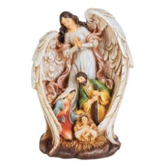 603799533645 Angel With Holy Family (Figurine)