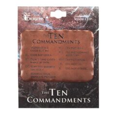 603799543286 10 Commandments Visor Clip