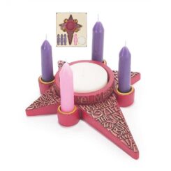 603799561556 His Name Is Jesus Advent Candleholder