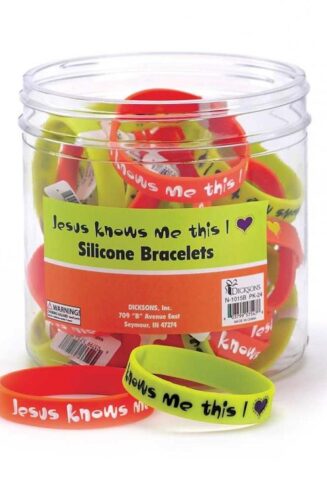 603799575478 Jesus Knows Me Silicone (Bracelet/Wristband)