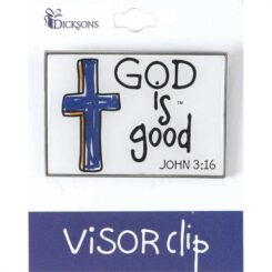 603799591478 God Is Good Cross Visor Clip