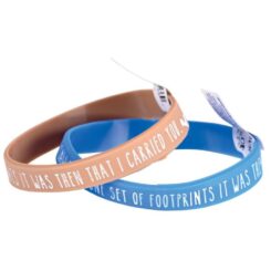 603799591669 Footprints Silicone (Bracelet/Wristband)