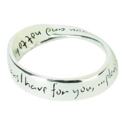 603799777445 Jeremiah 29:11 Wide Mobius (Size 6 Ring)