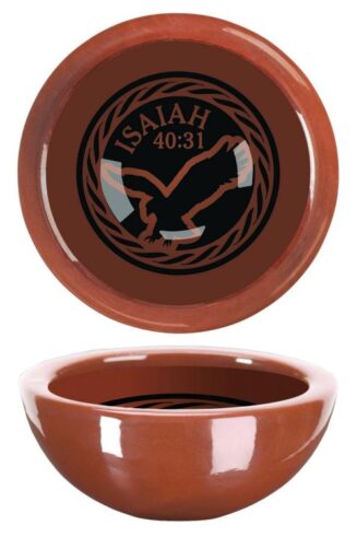 603799782852 Eagle Isaiah 40:31 Terra Cotta Tray