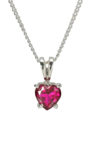 603799791151 July Birthstone CZ Heart