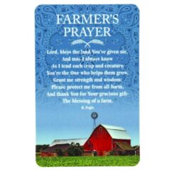 603799791717 Farmers Prayer Pocket Card