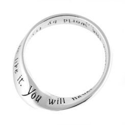 608200023340 You Will Never Wide Mobius (Size 6 Ring)