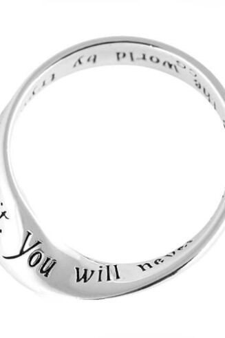 608200023340 You Will Never Wide Mobius (Size 6 Ring)