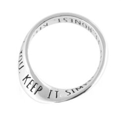 608200023425 Keep It Simple Wide Mobius (Size 6 Ring)