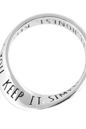 608200023425 Keep It Simple Wide Mobius (Size 6 Ring)