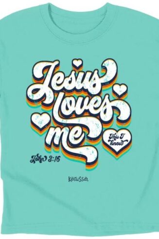 612978578001 Jesus Loves Me (3T (3 years) T-Shirt)