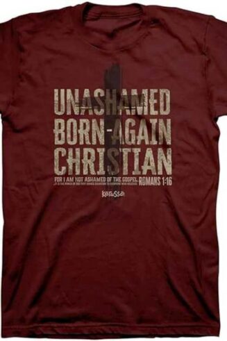 612978595572 Kerusso Unashamed Born Again Christian (Medium T-Shirt)