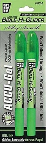 634989890248 Accu Gel Bible Hi Glider Highlighter 2 Pack