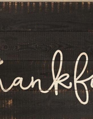 656200253540 Thankful Hand Assembled Pallet Decor Boxed (Plaque)