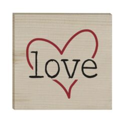 656200278093 Love Heart Lithograph (Magnet)