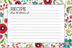 703800079626 Classic Kitchen Recipe Cards