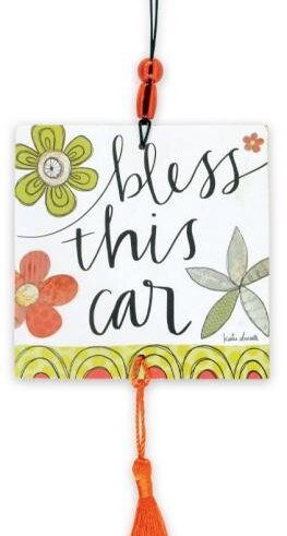 703800081070 Bless This Car Air Freshener 2 Pack