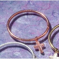 714611106654 Petal Cross Bangle (Bracelet/Wristband)