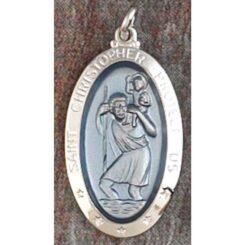 714611136675 Epoxy Saint Christopher Medal