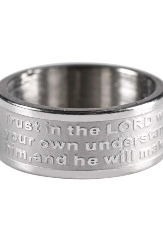 714611141082 Proverbs 3:5-6 (Size 11 Ring)