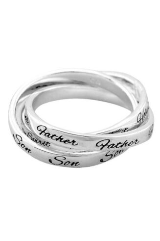 714611186380 Father Son Spirit Triple Bands (Size 6 Ring)