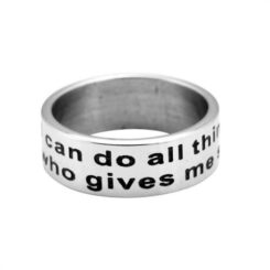 714611186571 Philippians 4:13 (Size 8 Ring)