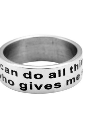 714611186571 Philippians 4:13 (Size 8 Ring)