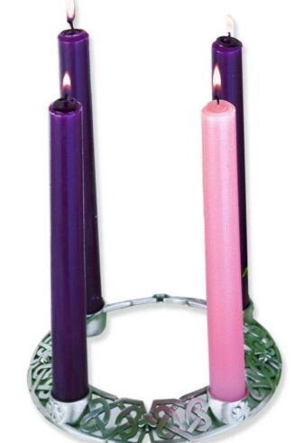 785525056380 Celtic Braid Advent Wreath With Candles