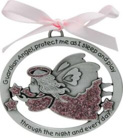 785525251778 Crib Medal Angel Girl