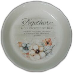 785525306584 Together Is Our Favorite Place Pie Plate