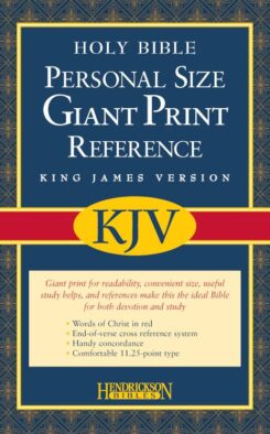 9781598560954 Personal Size Giant Print Reference Bible