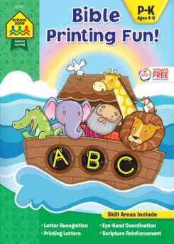 9781601599025 Bible Printing Fun P-K Ages 4-6