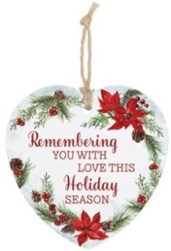 096069777410 Remembering You Heart (Ornament)