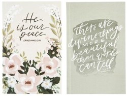 195002218413 He Is Our Peace More Beautiful Than Words Set Of 2 Notepads