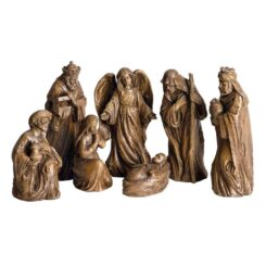 603799520997 Nativity 7 Pieced Carved Look