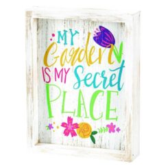 603799826228 My Garden Is My Tabletop Plaque