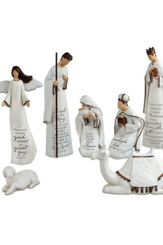 667665774204 Savior Is Born Nativity Set