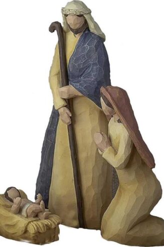 785525300025 3 Piece Resin Nativity Set (Figurine)