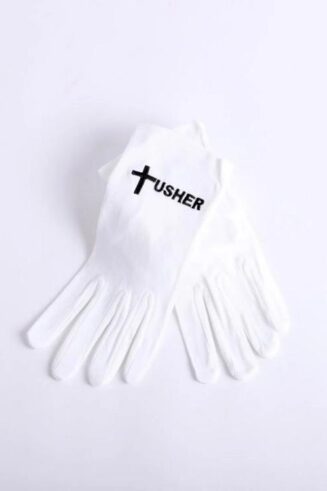 788200504275 Usher Gloves With Black Cross