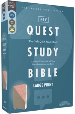 9780310465836 Quest Study Bible Large Print Comfort Print