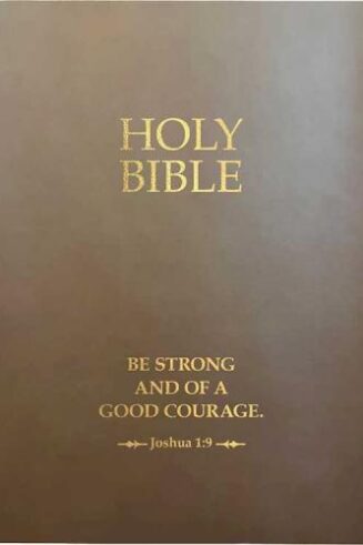 9798887691985 Sword Bible Large Print Be Strong And Courageous Life Verse Edition