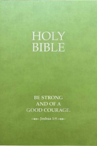 9798887691992 Sword Bible Large Print Be Strong And Courageous Life Verse Edition