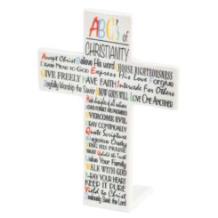 603799007962 ABCs Of Christianity Tabletop Cross