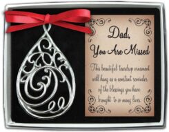 785525266123 Dad Memorial Teardrop (Ornament)