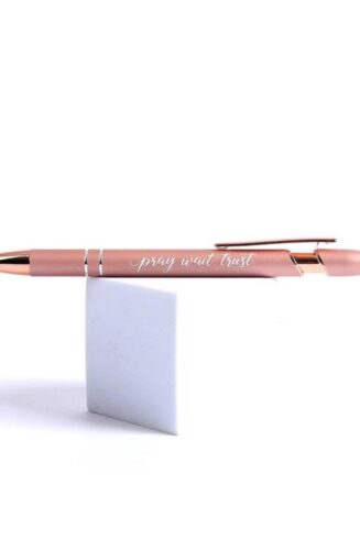 788200482726 Soft Touch Gift Pen Pray Wait Trust