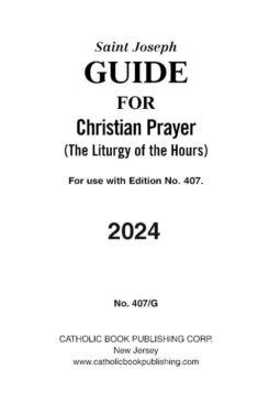 9781958237175 2024 Saint Joseph Guide For Christian Prayer (Large Type)