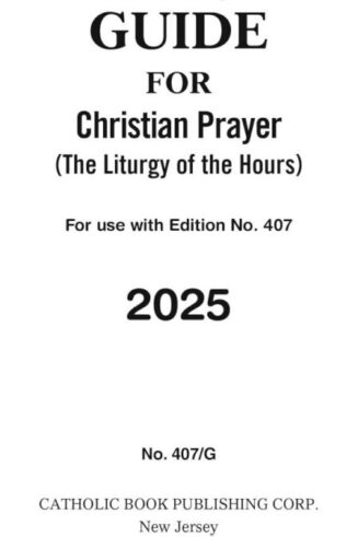 9781958237526 Saint Joseph Guide For Christian Prayer 2025 (Large Type)